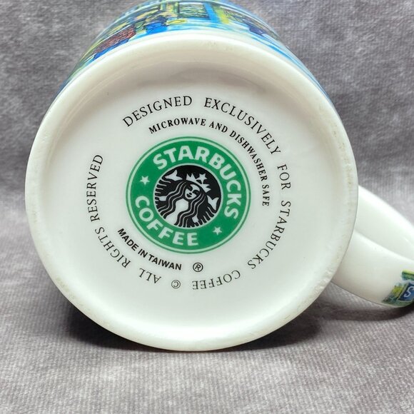 Starbucks Christmas Pikes Public Market Mug 14 Oz Ceramic Cup - Picture 8 of 8
